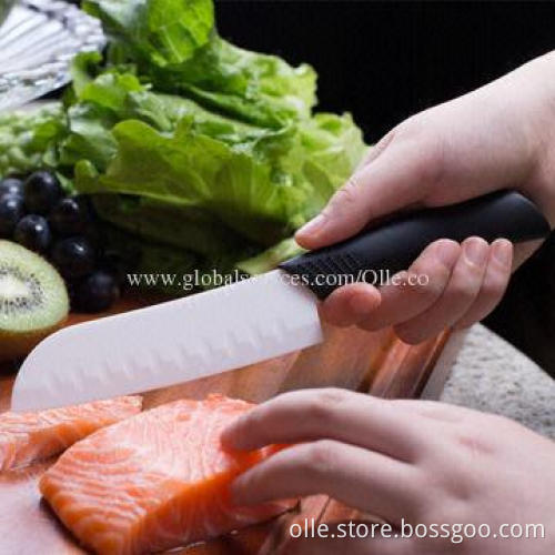 5" Japanese Ceramic Sushi Knife, Non-stick Blade